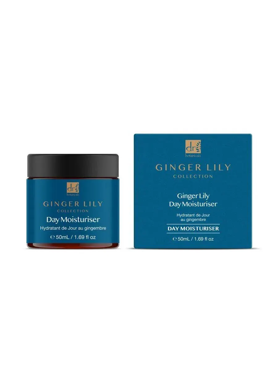 Дневной увлажняющий крем для лица Gingerlily, 50 мл Dr. Botanicals — белый