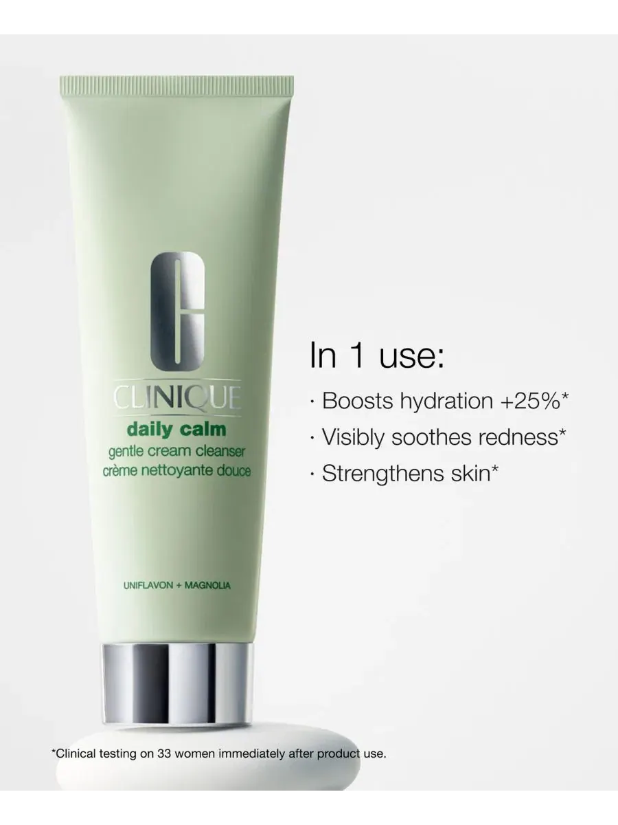Нежный очищающий крем для лица Daily Calm Clinique — изображение 3 из 10