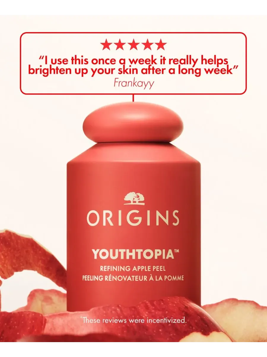 Пилинг Origins — Жидкий отшелушивающий для лица YOUTHTOPIA с экстрактом яблока, 95 мл — изображение 9 из 9