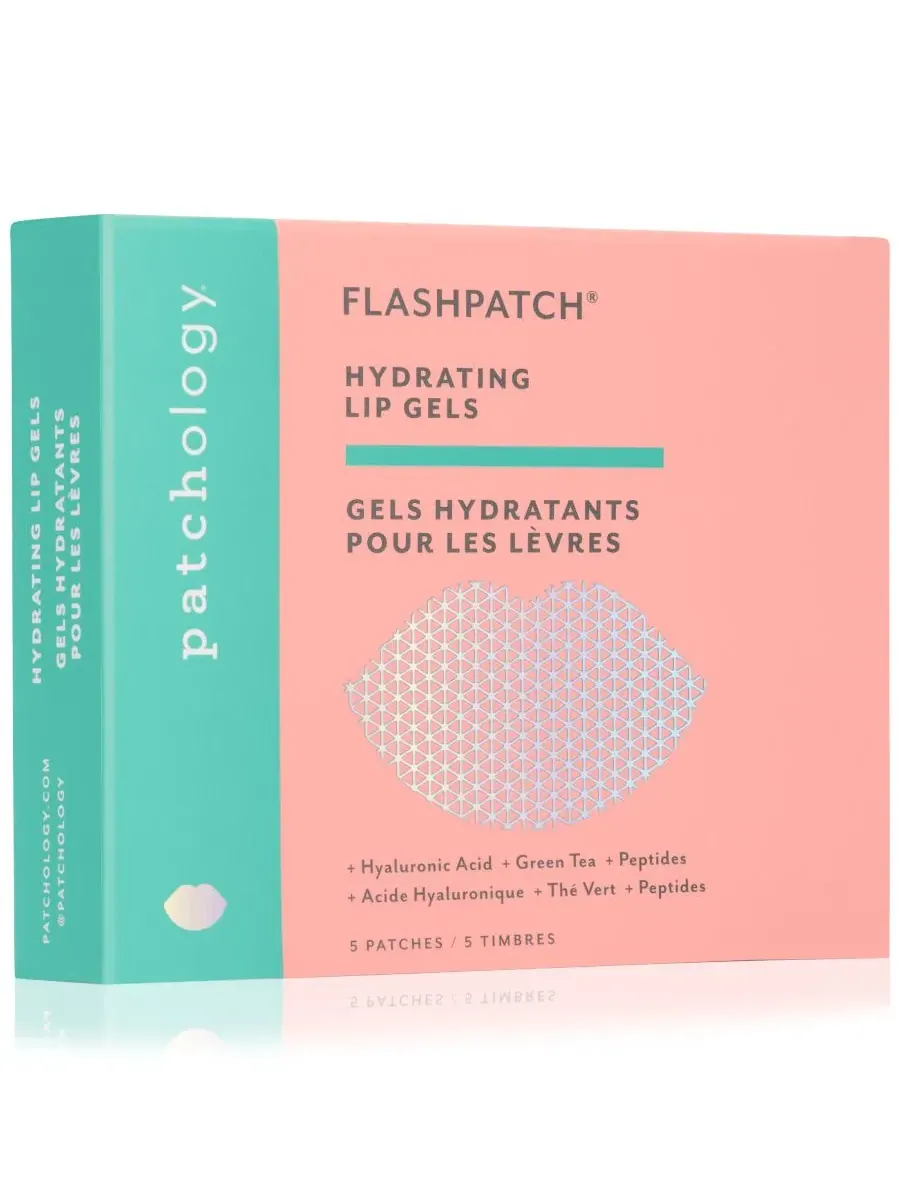 Patchology Гидрогелевые патчи для обновления губ FlashPatch, 5 минут, упаковка из 5 штук — мульти