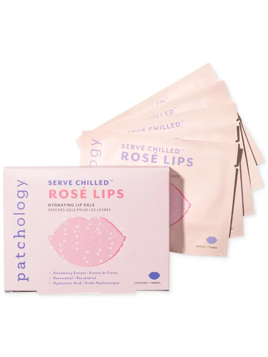 Patchology Охлажденный гель для губ со вкусом розового вина, упаковка из 5 штук — изображение 3 из 4