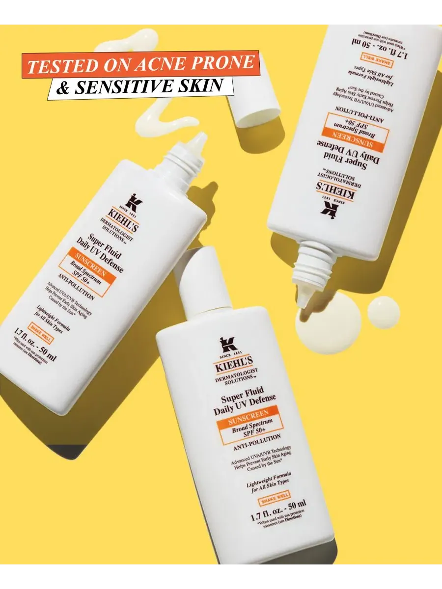 Солнцезащитный флюид для лица SPF 50+ Super Fluid Daily UV Defense Kiehl's Since 1851 — изображение 3 из 8