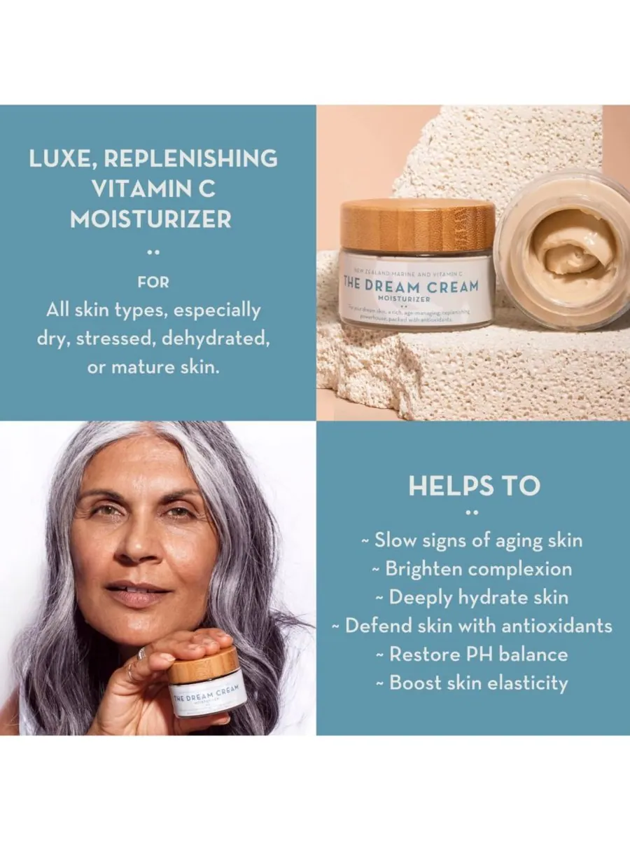 Крем для лица The Organic Skin Co. — Увлажняющий Dream Cream с морскими компонентами и витамином С — изображение 2 из 7