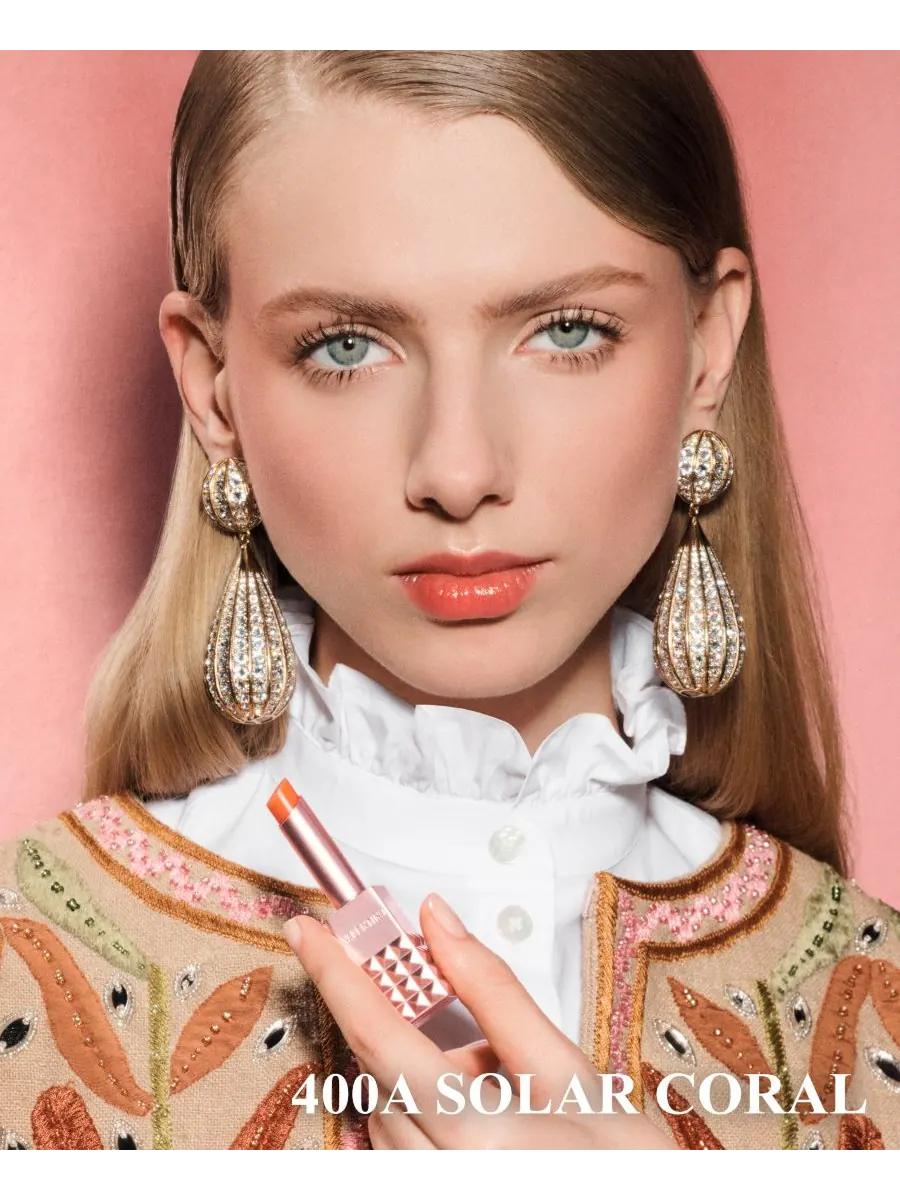 Увлажняющий бальзам для губ Spike Valentino Hydrating Disco Lip Balm, цвет 400A Solar Coral — изображение 3 из 3