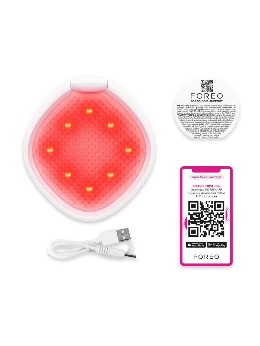 Щетка для волос с красным светом Flip Play Red LED Light Hairbrush FOREO — 2