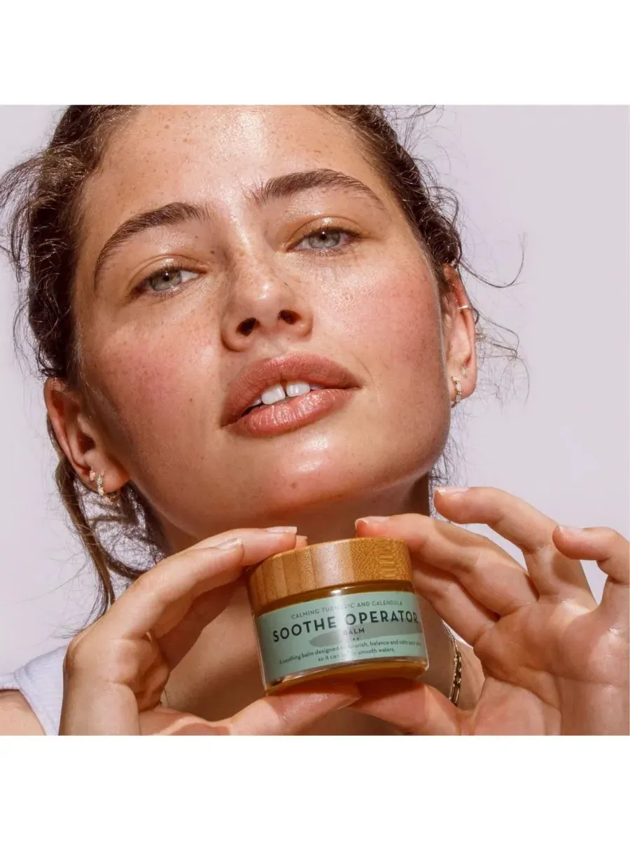 Бальзам для лица и губ успокаивающий с куркумой и календулой, 50 мл The Organic Skin Co. — изображение 2 из 6