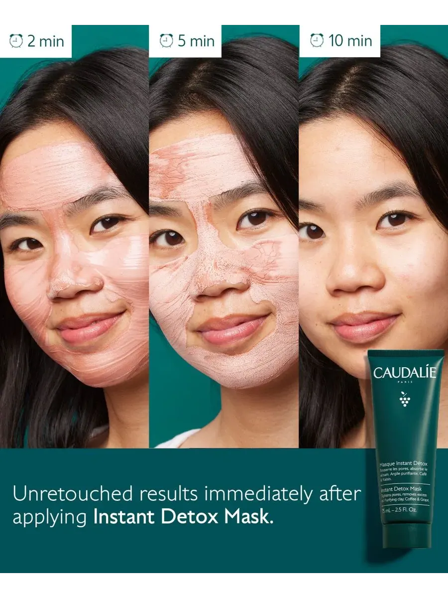 Маска для лица Caudalie — Для мгновенной детоксикации — изображение 9 из 10