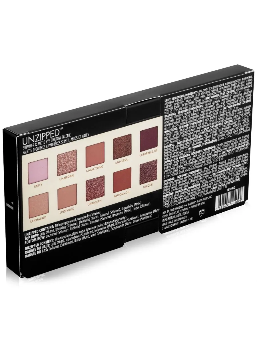 Распакованная палетка теней для век Amor Shimmer & Matte Lorac — изображение 9 из 10