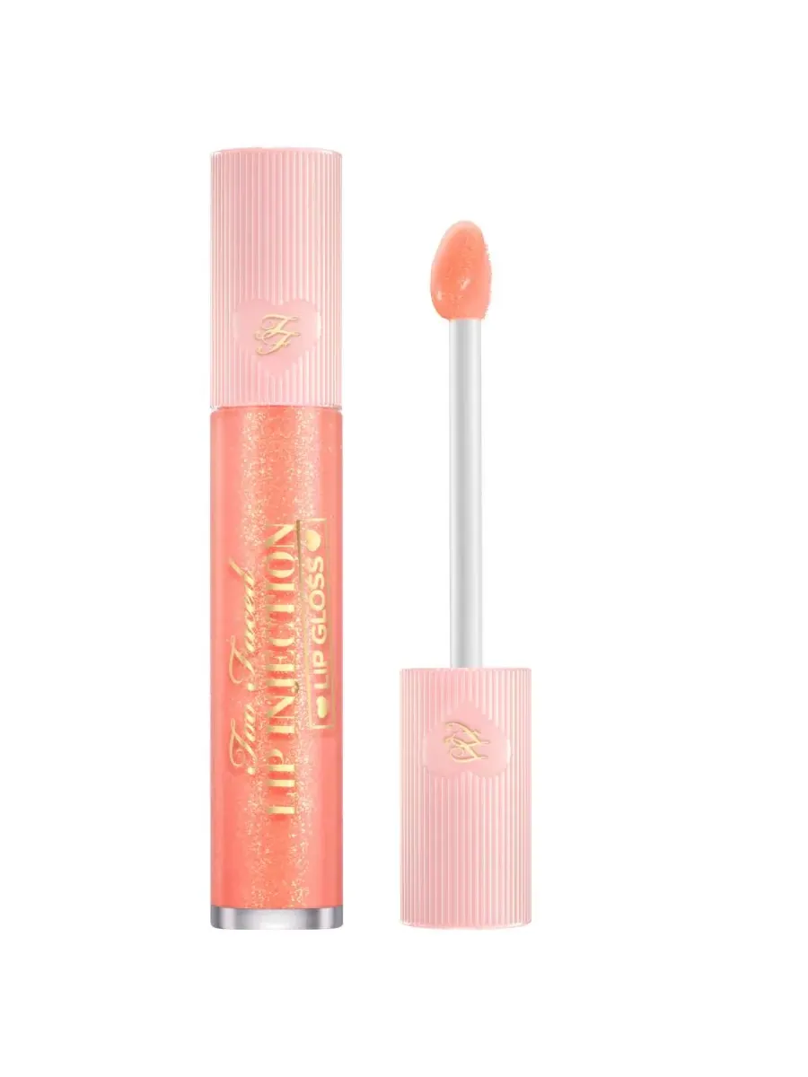 Блеск для губ Lip Injection, 0,22 унции Too Faced, Everythings Peachy