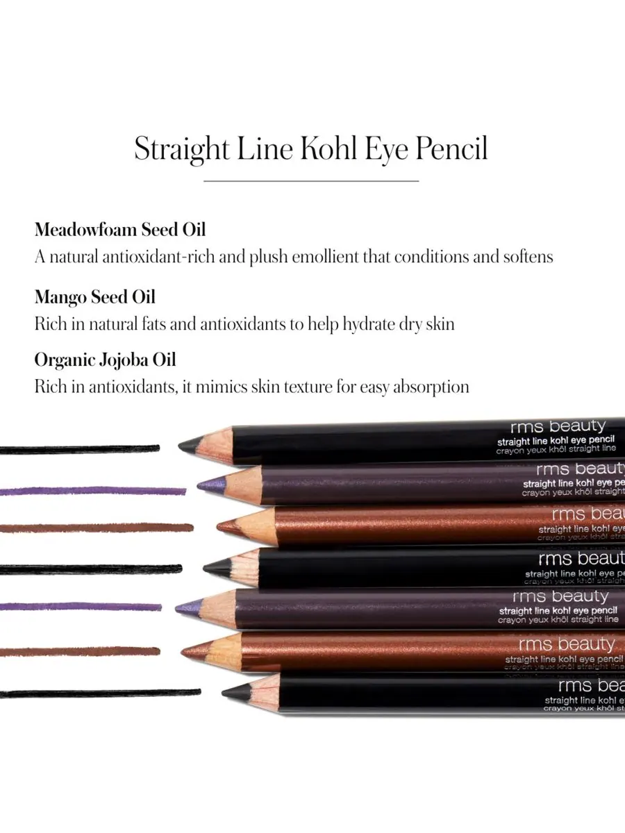 Карандаш для глаз Straight Line Kohl RMS Beauty, цвет plum definition — изображение 4 из 7