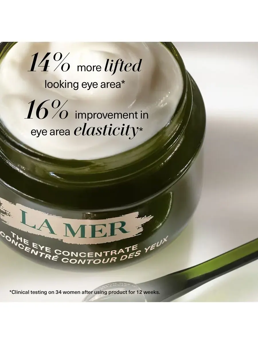 La Mer Концентрированный крем для кожи вокруг глаз, осветляющий и придающий объем, 0,5 унции — изображение 7 из 10