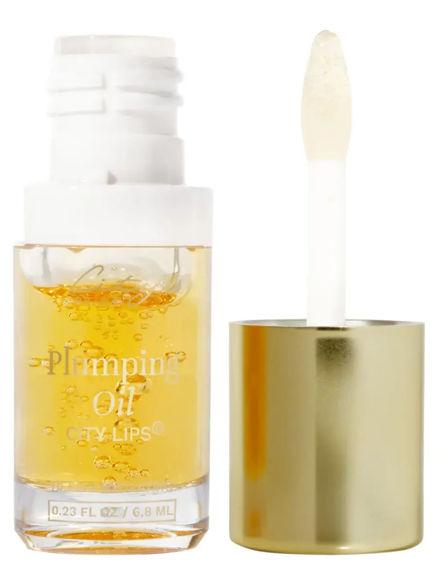 Увлажняющее масло для губ City Lips Plump Oil - Сангрия, 0,23 унции City Beauty — изображение 2 из 5