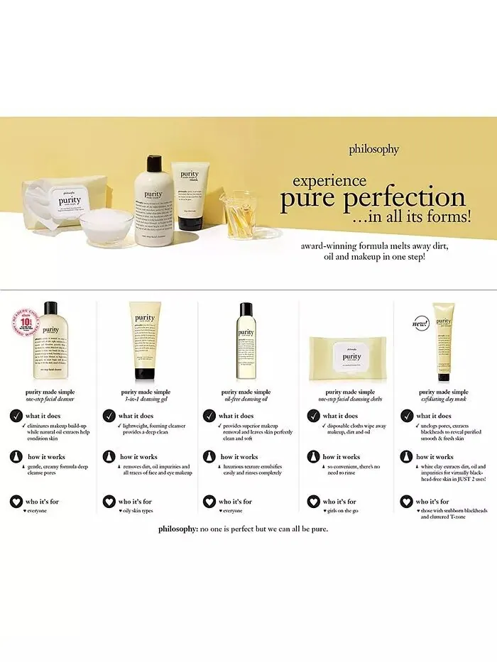 Крем для лица Philosophy — Ультралегкий увлажняющий Purity Made Simple — изображение 5 из 6
