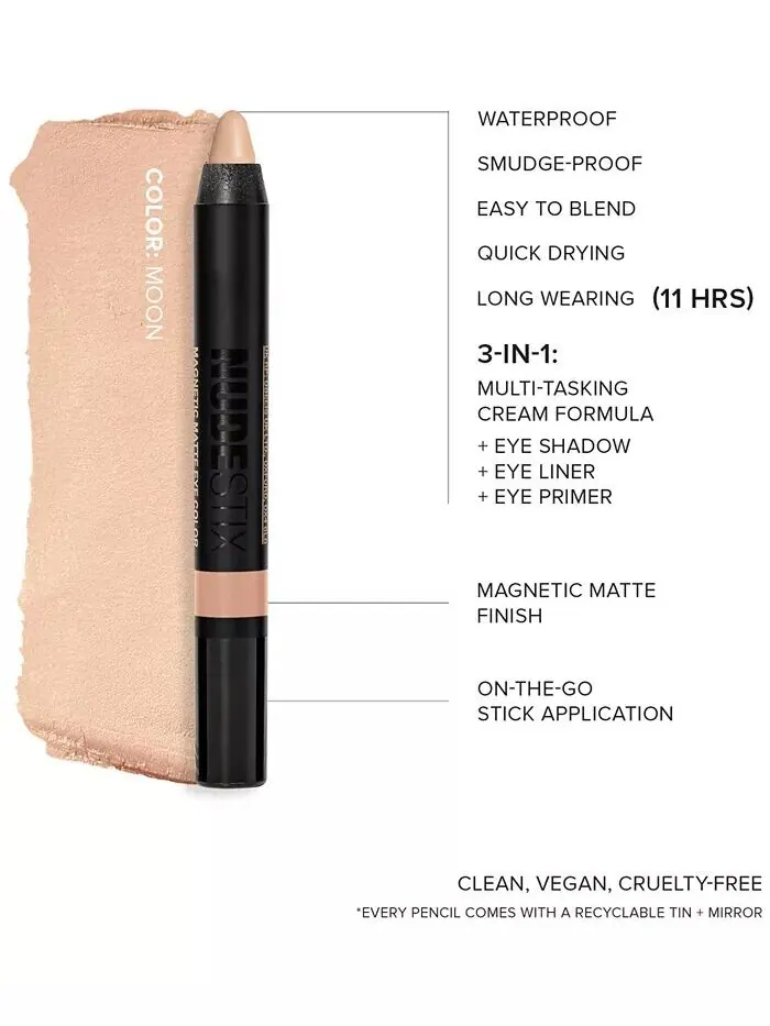 Магнитный матовый цвет глаз Nudestix — изображение 8 из 12