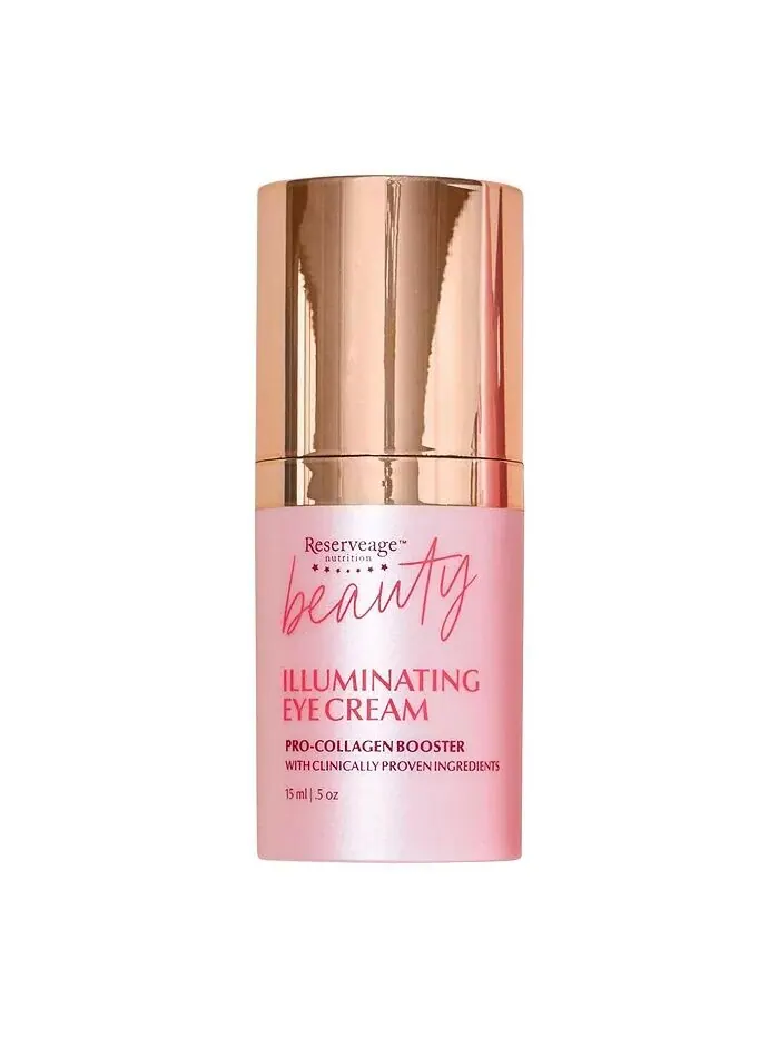 Крем для лица Reserveage — Beauty, осветляющий для глаз с усилителем про-коллагена, уменьшает — розовый