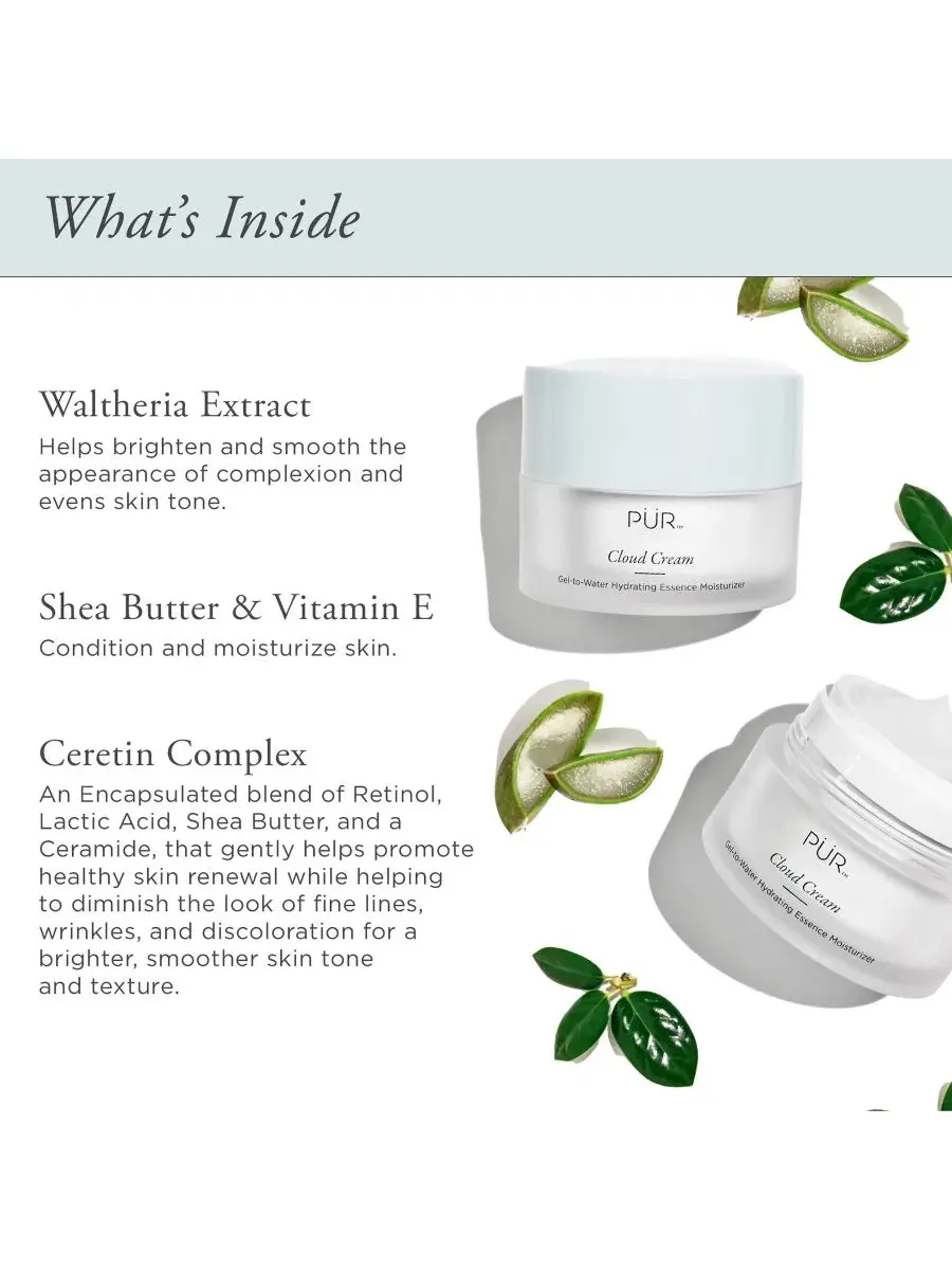 Крем для лица Pür Minerals — PUR Cloud Cream, Pur, 48 г — изображение 5 из 7