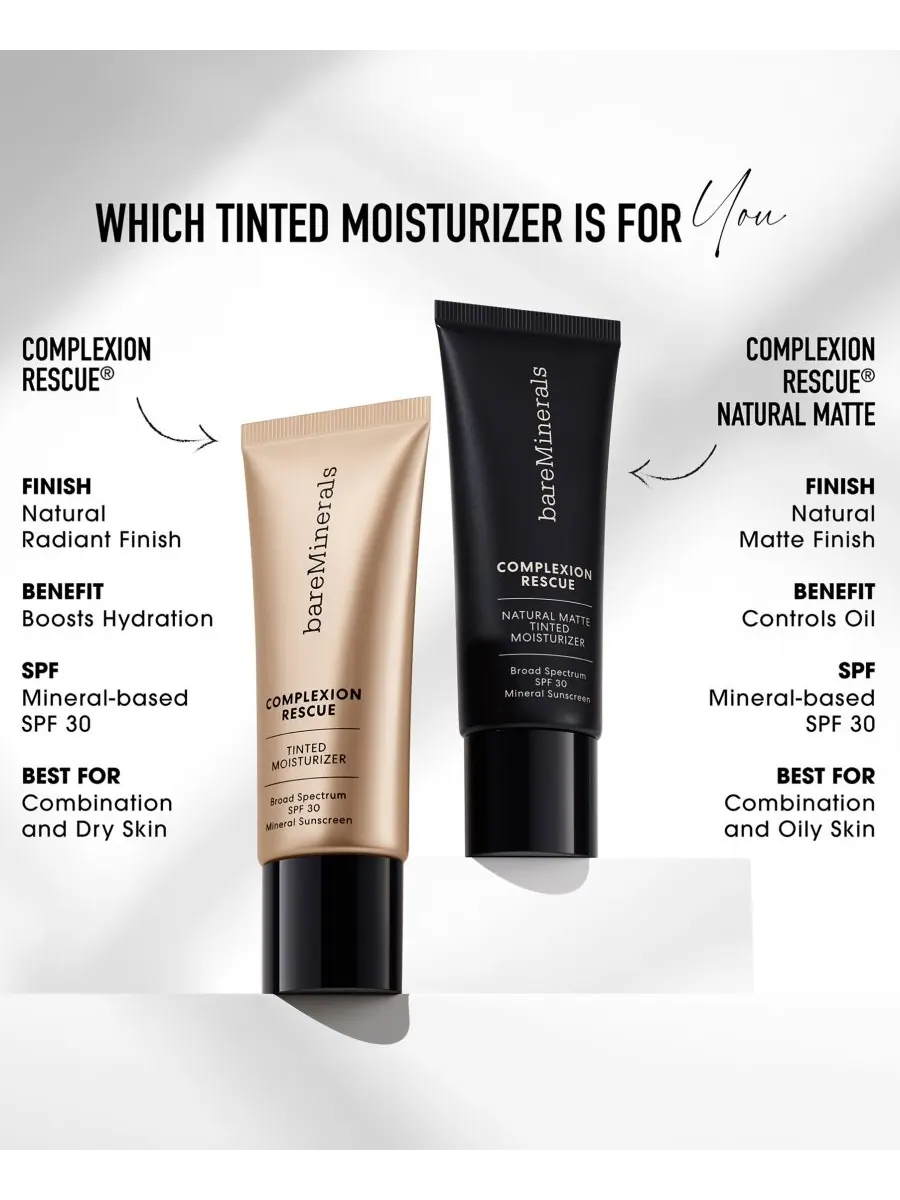 Крем для лица SPF BAREMINERALS Увлажняющий COMPLEXION RESCUE с натуральным матирующим эффектом и — изображение 8 из 10