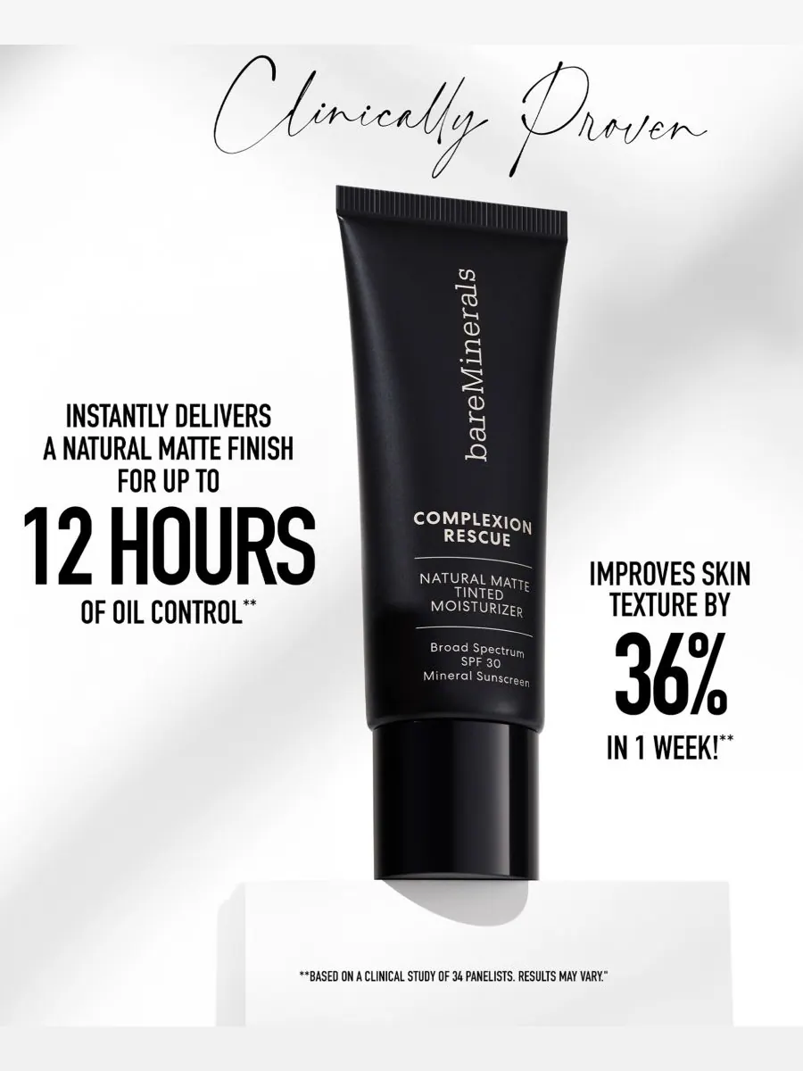 Крем для лица SPF BAREMINERALS Увлажняющий COMPLEXION RESCUE с натуральным матирующим эффектом и — изображение 8 из 10