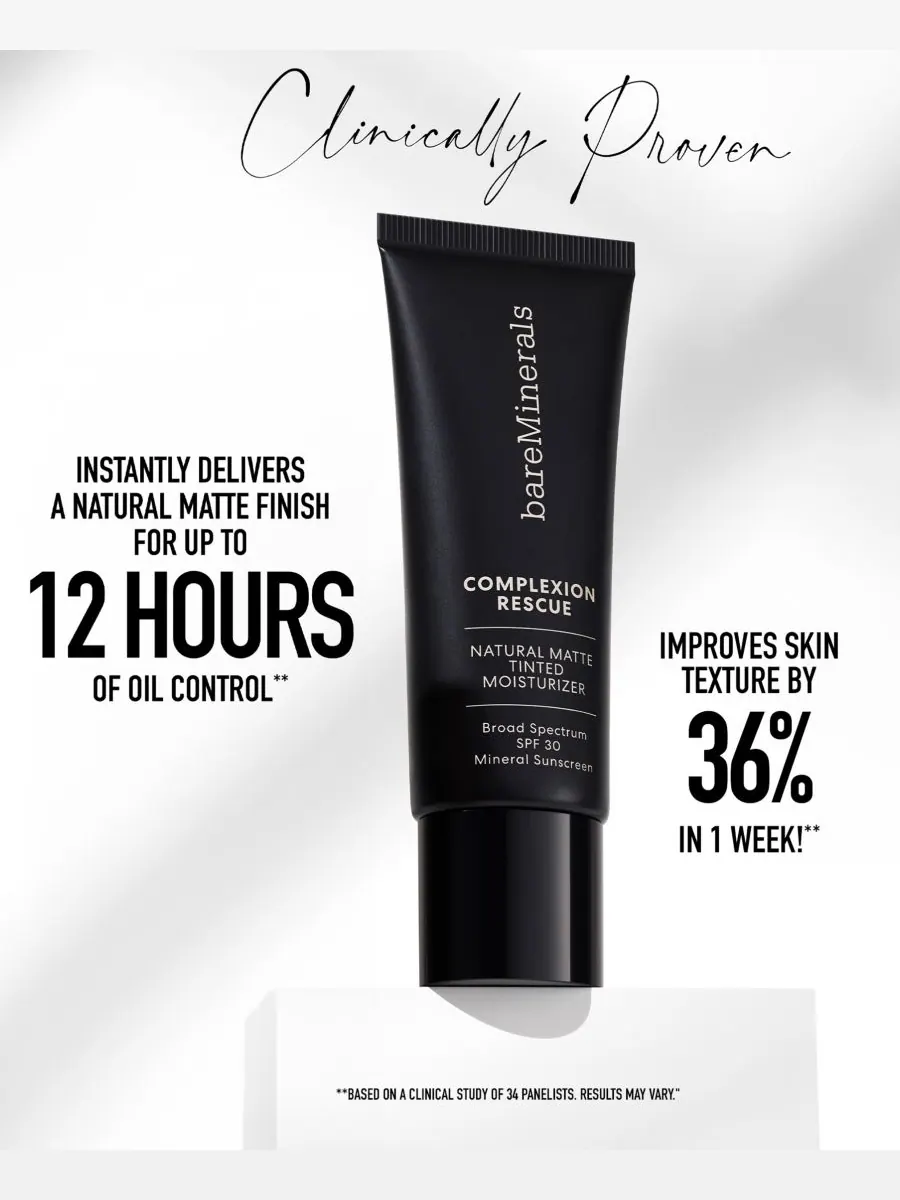 Крем для лица SPF BAREMINERALS Увлажняющий COMPLEXION RESCUE с натуральным матирующим эффектом и — изображение 9 из 10