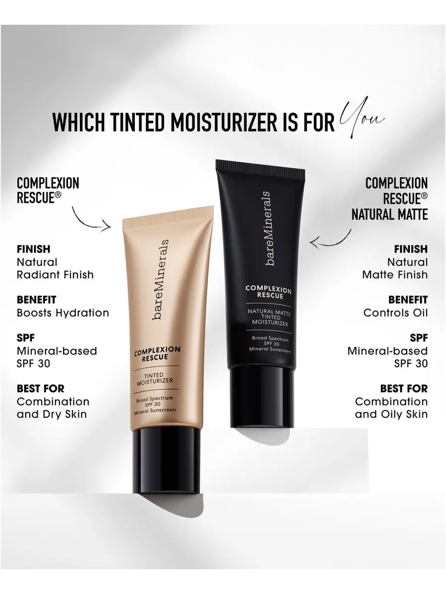Крем для лица SPF BAREMINERALS Увлажняющий COMPLEXION RESCUE с натуральным матирующим эффектом и — изображение 8 из 10