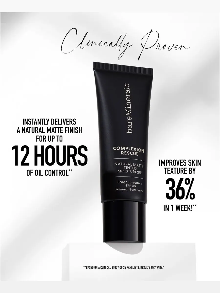 Крем для лица SPF BAREMINERALS Увлажняющий COMPLEXION RESCUE с натуральным матирующим эффектом и — изображение 9 из 10