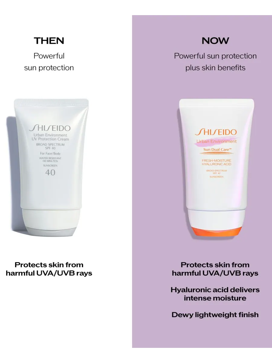 Солнцезащитный крем Urban Environment Fresh-Moisture SPF 42, 1,8 унции Shiseido, — изображение 3 из 7