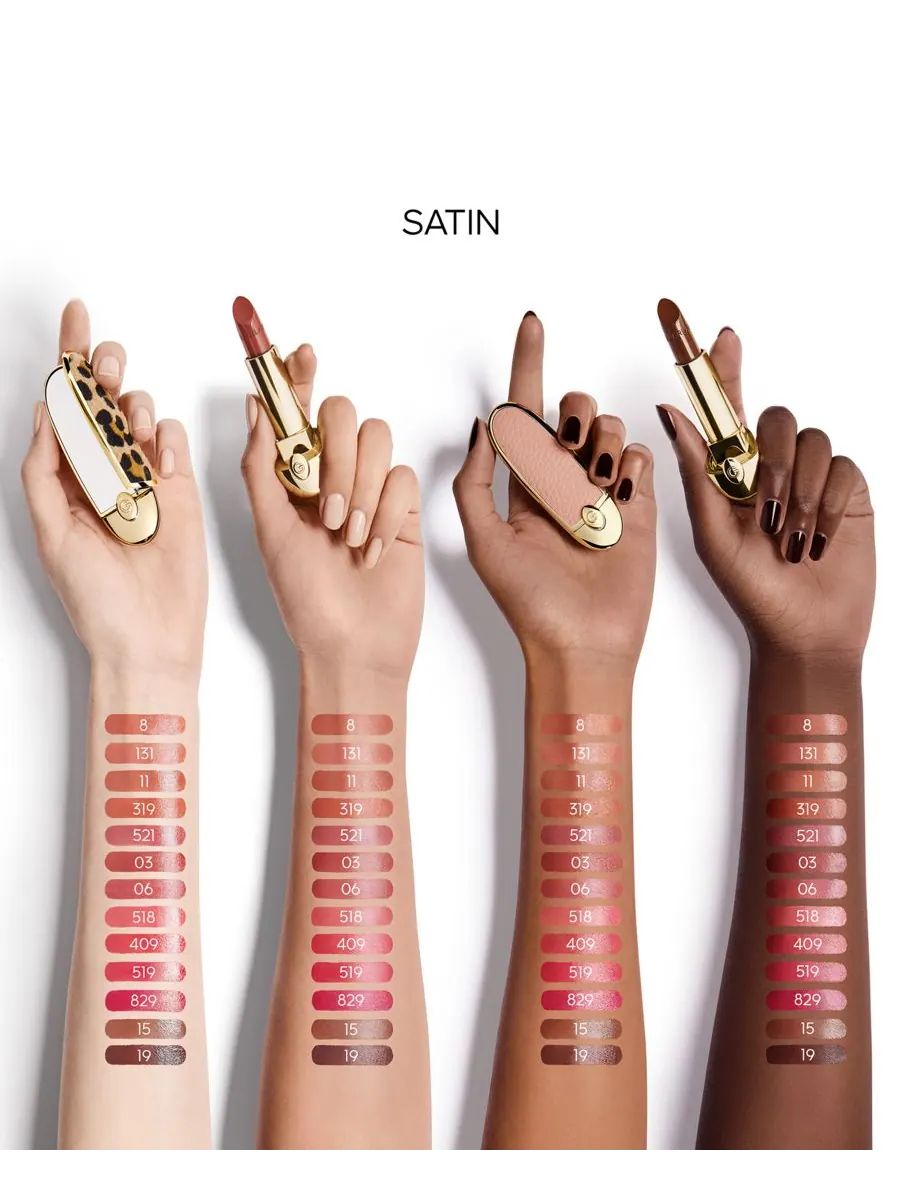 Сменный блок для помады Rouge G Customizable Lipstick - Satin GUERLAIN, цвет 03 le nude intense — изображение 7 из 10