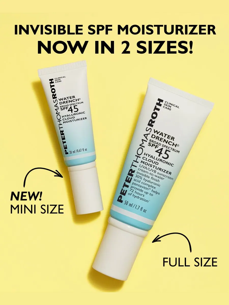 Крем для лица SPF45 PETER THOMAS ROTH Увлажняющий Water Drench Broad Spectrum с гиалуроновой — изображение 7 из 8