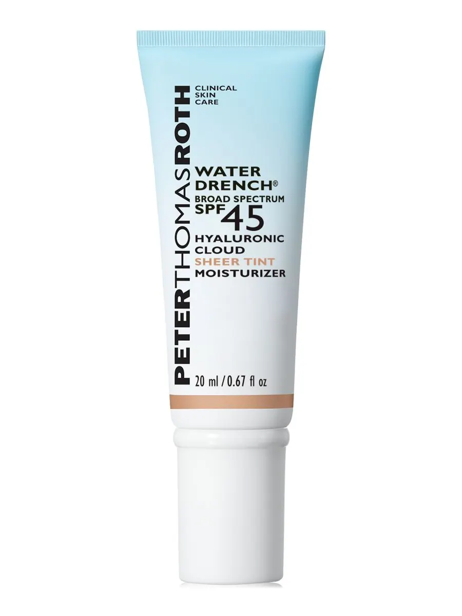 Крем для лица SPF45 PETER THOMAS ROTH Увлажняющий -тонирующий Water Drench Broad Spectrum с — мульти