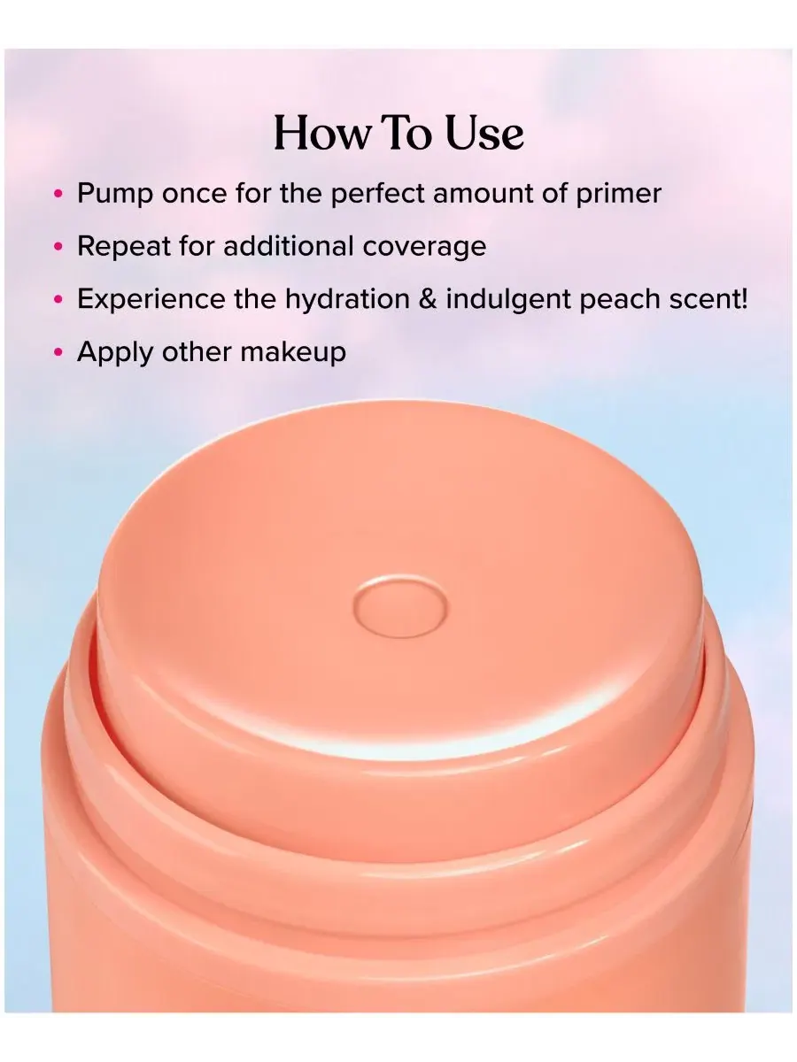 Праймер для лица Too Faced Primed and Peachy Hydrating Face Primer, 30 мл — изображение 4 из 12