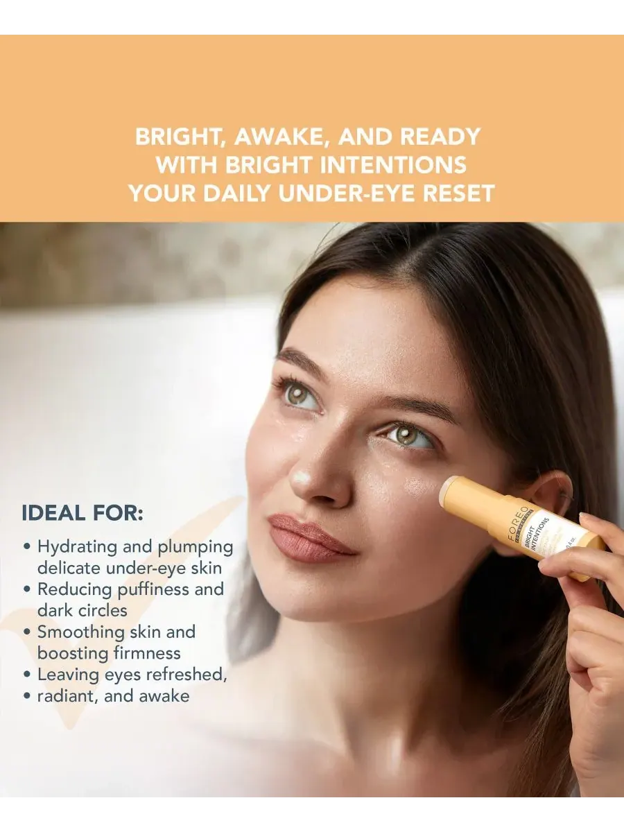 FOREO Бальзам для глаз For EveryOne Bright Intentions Polypeptide Eye Balm, 0,4 унции — изображение 4 из 4