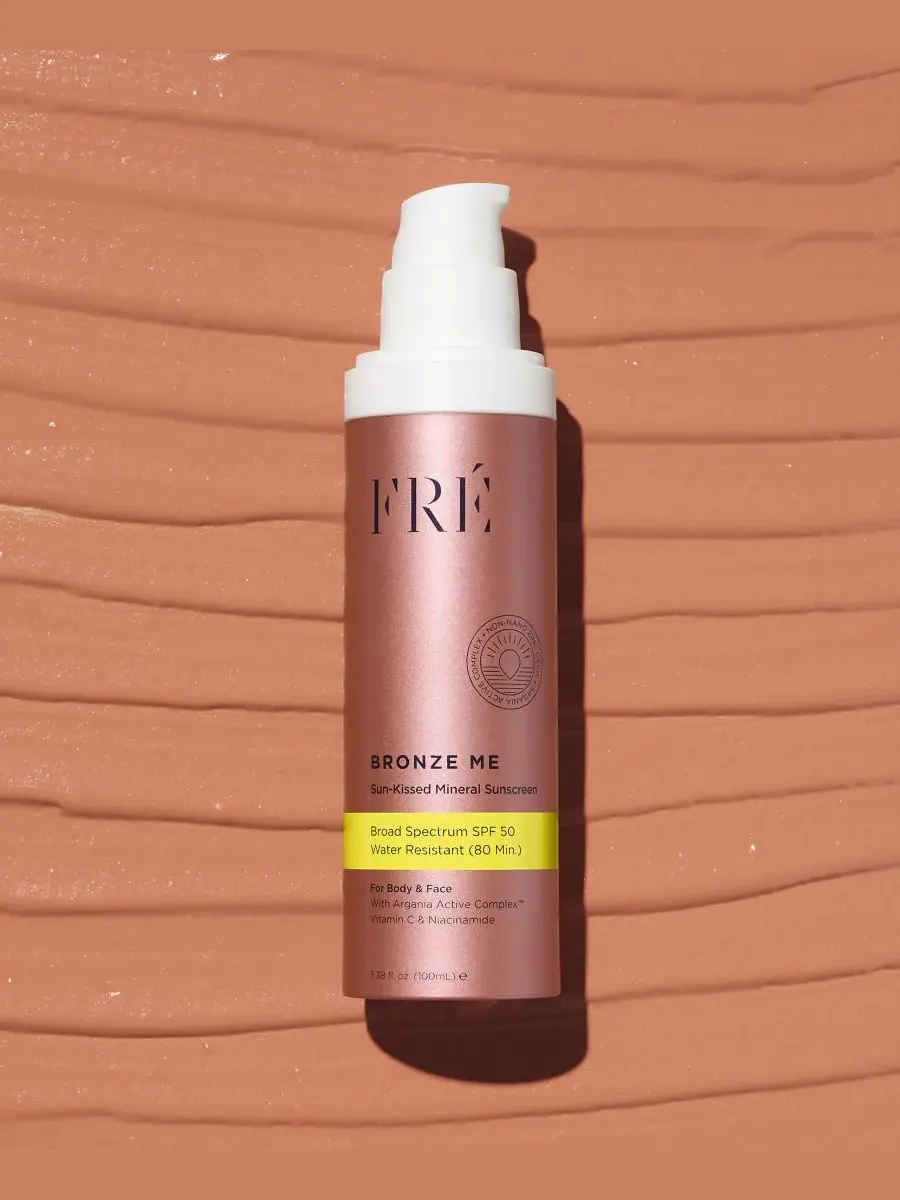 FRE BRONZE ME Sun-Kissed Mineral Sunscreen SPF 50, 3.38 унции — изображение 3 из 8