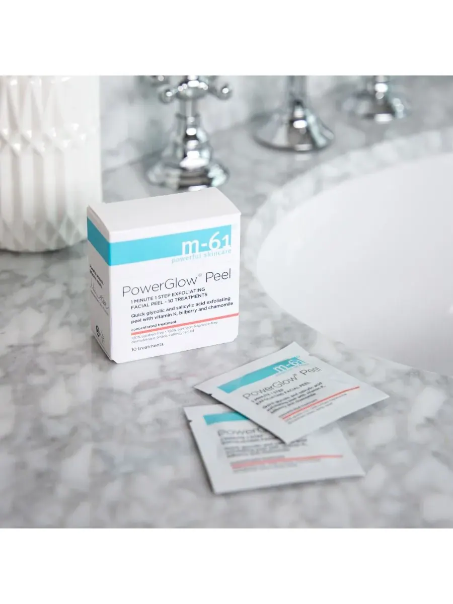 Пилинг M-61 By Bluemercury — Отшелушивающий для лица PowerGlow Peel 1 Minute 1 Step, 10 процедур — изображение 5 из 7