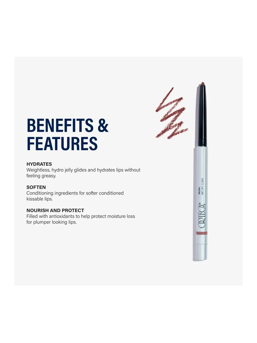 Мягкий контурный карандаш для губ для женщин Ortega Beauty, цвет petals — изображение 4 из 5