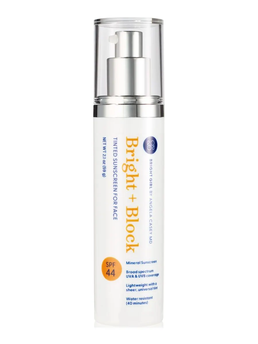 Тонирующий минеральный солнцезащитный крем Bright+Block SPF 44 Bright Girl,