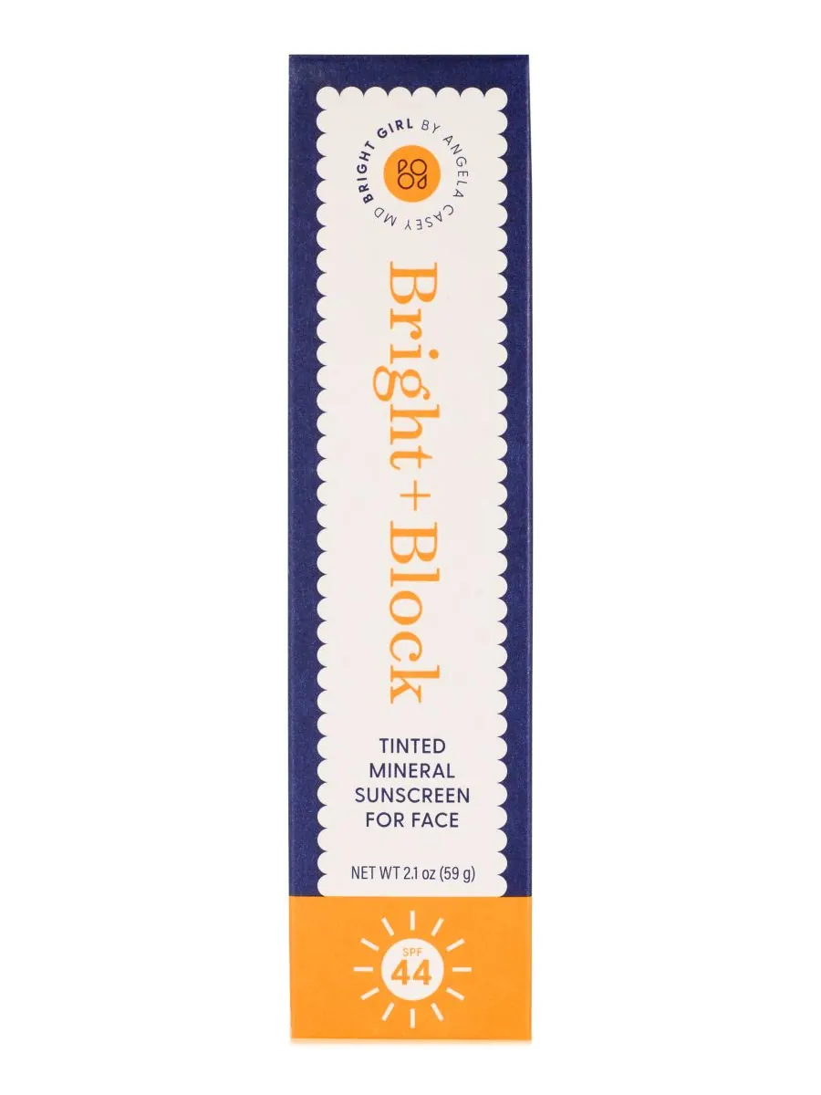 Тонирующий минеральный солнцезащитный крем Bright+Block SPF 44 Bright Girl, — изображение 3 из 4