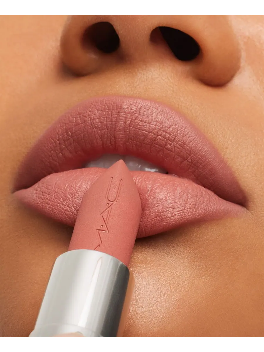 Мини-версия матовой помады MACximal Silky Matte Lipstick, 0,05 унции MAC, цвет velvet teddy — изображение 5 из 8