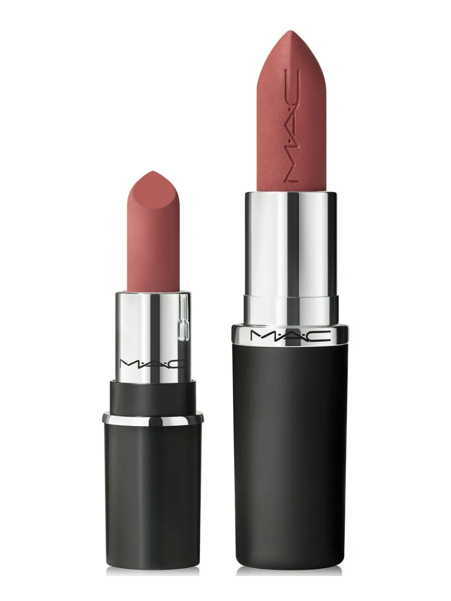 Мини-версия матовой помады MACximal Silky Matte Lipstick, 0,05 унции MAC, цвет velvet teddy — изображение 7 из 8