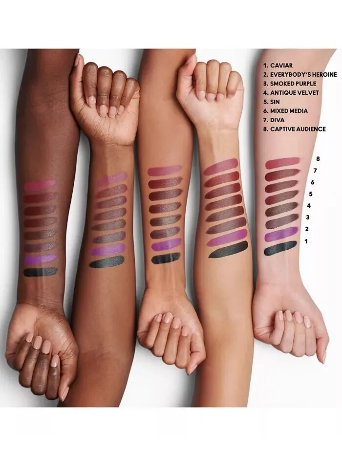 Мини-помада MACximal Silky Matte Lipstick, 0,03 унции, цвет Everybody's Heroine — изображение 3 из 8