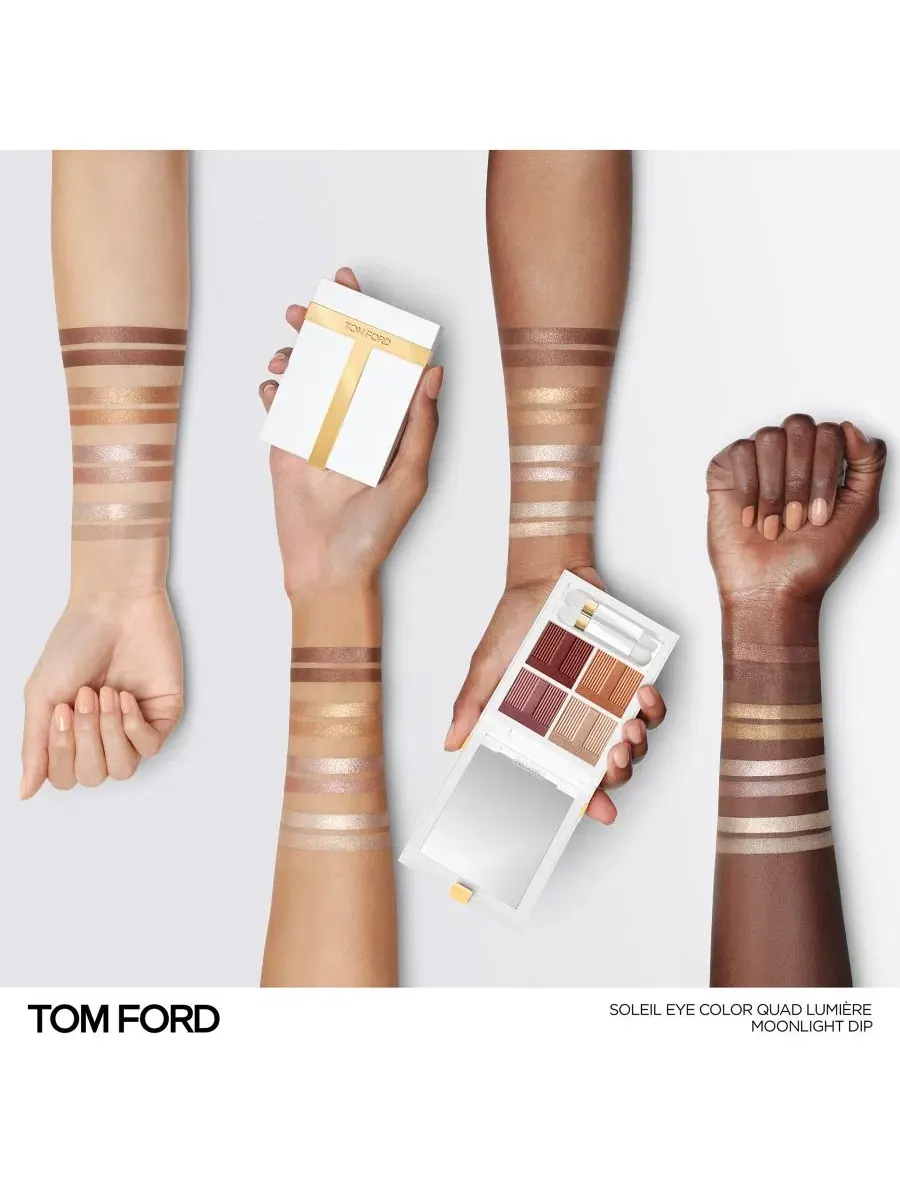 Палетка теней для век Soleil Eye Color Quad Lumiere, 7 г Tom Ford, 41 peach dawn — изображение 5 из 5