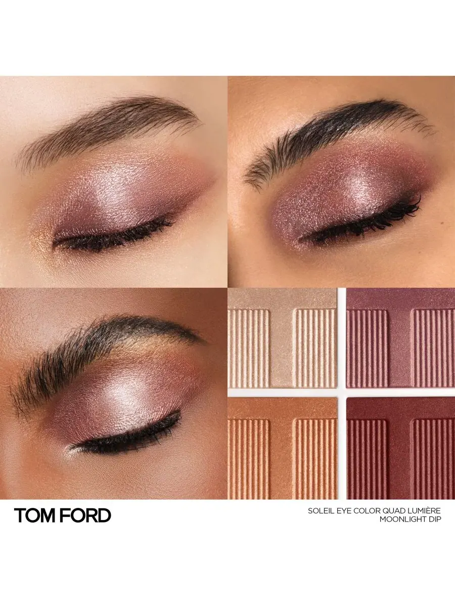 Палетка теней для век Soleil Eye Color Quad Lumiere, 7 г Tom Ford, 03 moonlight dip — изображение 2 из 5