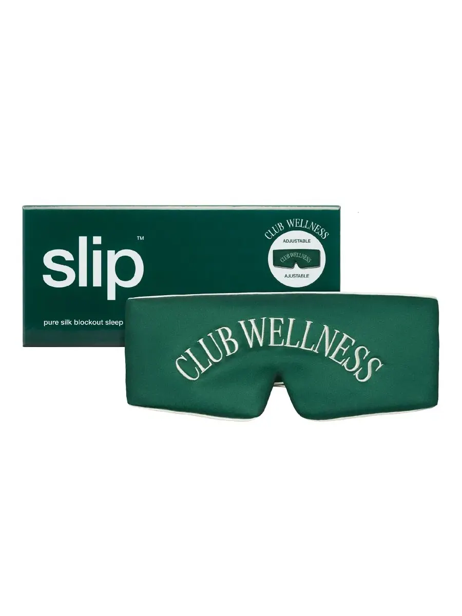 Маска для сна из чистого шелка Slip Club Wellness Pure Silk Blockout