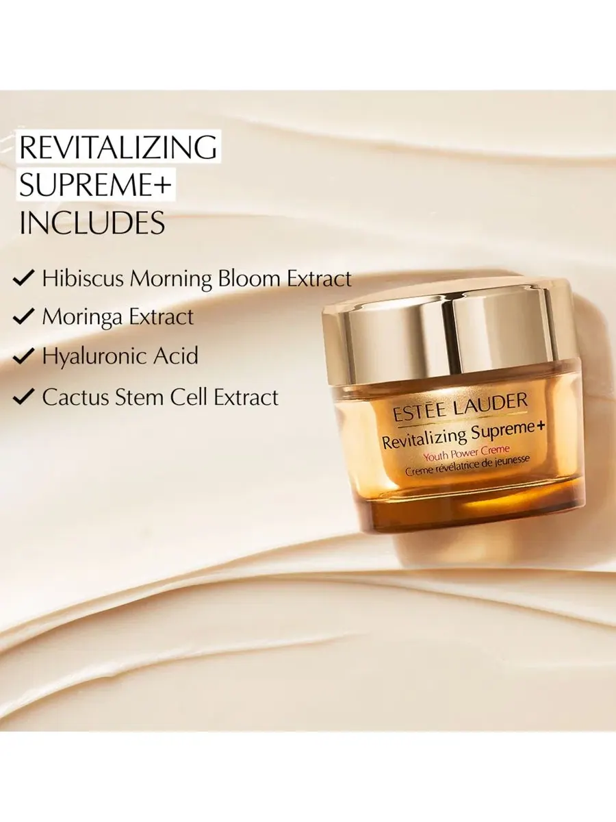 Крем для лица Estée Lauder Revitalizing Supreme+ Youth Power Cream, сменный блок, с гиалуроновой — изображение 2 из 16