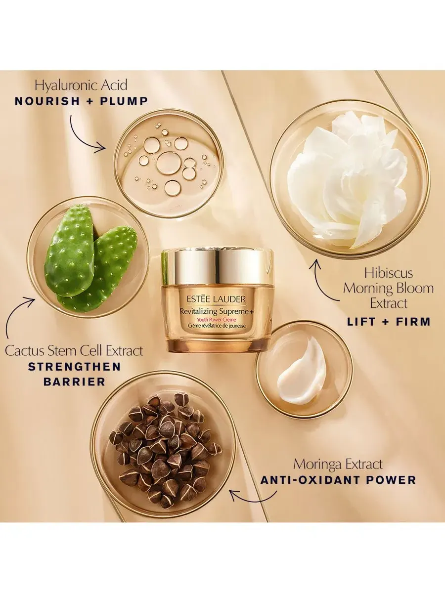 Крем для лица Estée Lauder Revitalizing Supreme+ Youth Power Cream, сменный блок, с гиалуроновой — изображение 16 из 16