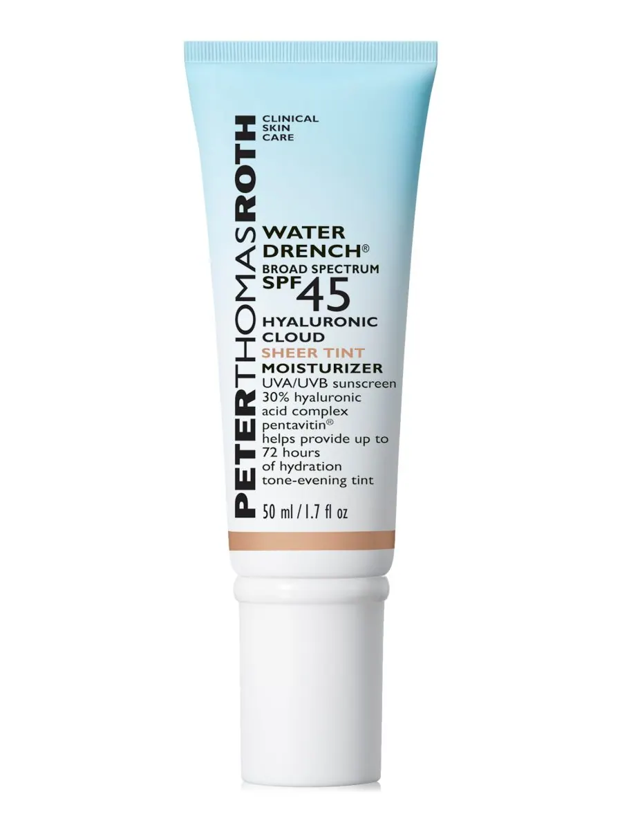 Крем для лица SPF45 PETER THOMAS ROTH Увлажняющий -тонирующий Water Drench Broad Spectrum с