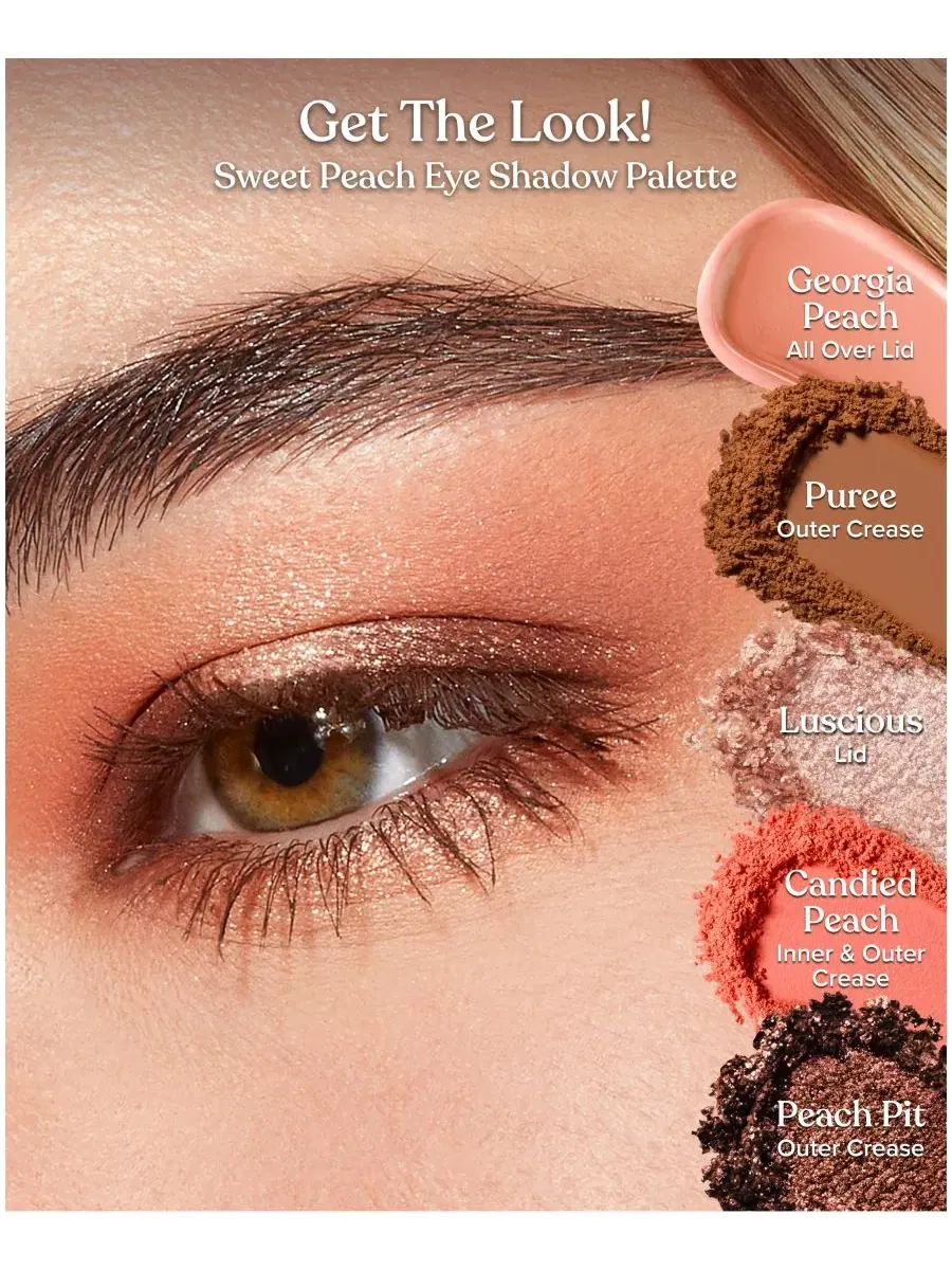 Палитра теней для век Sweet Peach Too Faced, 0.32 oz — изображение 12 из 13