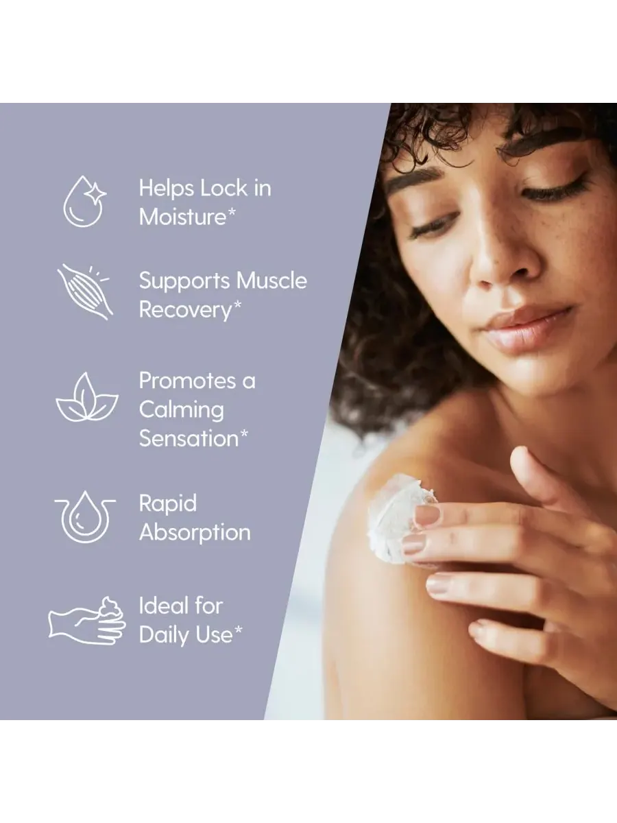Крем для лица M3 Naturals — С магнием, лавандой и ромашкой для сна, расслабляющий ночной от судорог — изображение 2 из 8