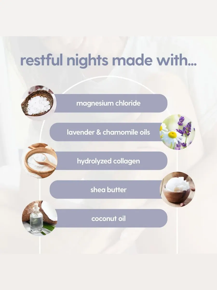 Крем для лица M3 Naturals — С магнием, лавандой и ромашкой для сна, расслабляющий ночной от судорог — изображение 5 из 8