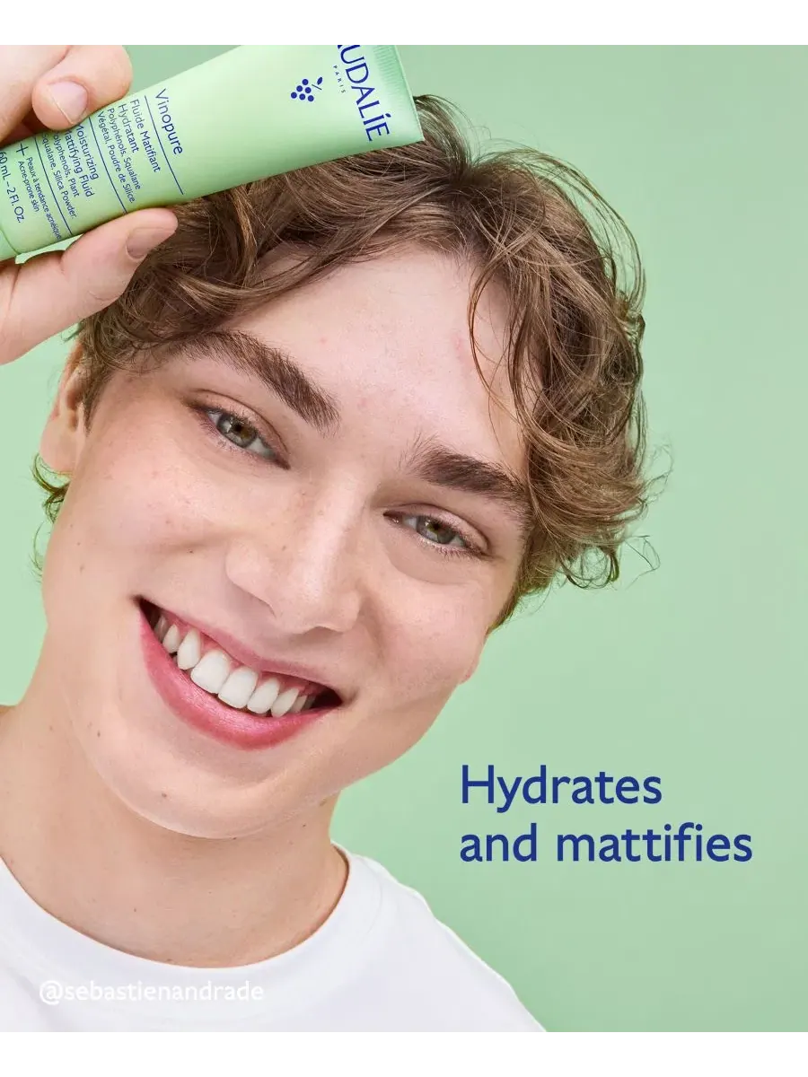 Сыворотка Caudalie — Увлажняющий Vinopure для кожи, склонной к акне, с контролем жирности, 57 г — изображение 4 из 5