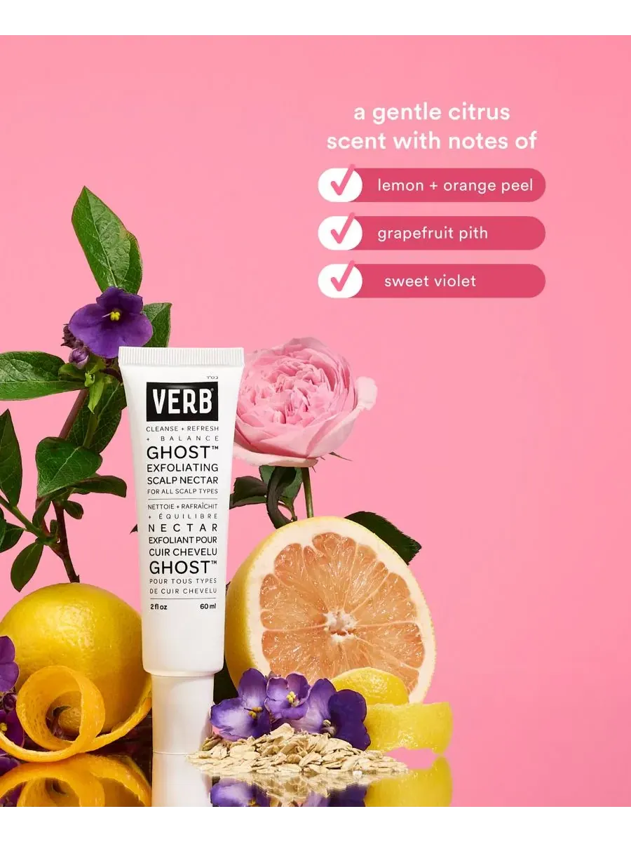 Сыворотка для волос Verb Отшелушивающий нектар для кожи головы Ghost - 60 мл — изображение 3 из 5